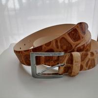 Trussardi Jeans cintura marrone in pelle