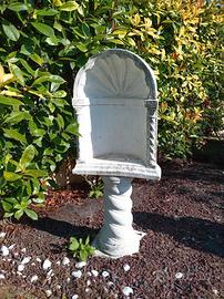 grotta nicchia madonna + base piedistallo colonna