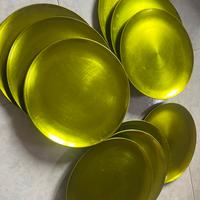 N.10 Sottopiatti verde brillante
