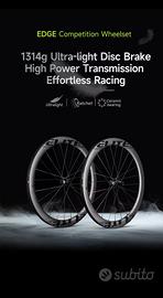 Ruote carbonio Elite wheels 1315gr.