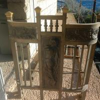 Testiera antica in ottone