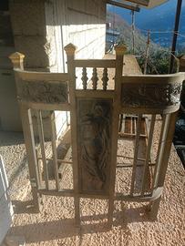 Testiera antica in ottone