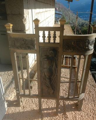 Testiera antica in ottone
