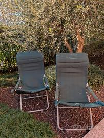 Poltrona sdraio anatomica regolabile da esterno