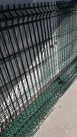 11 griglie 12 pali 26 pinze verdi per giardino