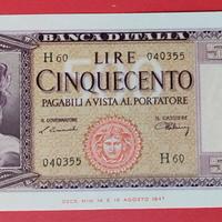 Banconota 500 Lire Italia