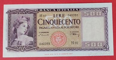 Banconota 500 Lire Italia