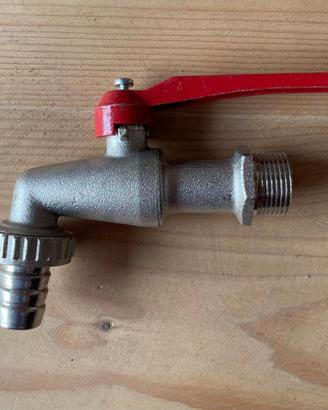 Rubinetto a sfera con portagomma - attacco 3/4"