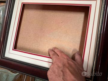 cornice quadro doppio fondo incasso parete oggetti