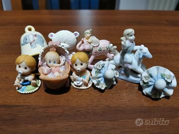 9 articoli in ceramica a tema pargoletto