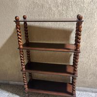 Mobiletto + libreria in legno stile classico