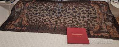 FOULARD PURA SETA FERRAGAMO ANIMALIER