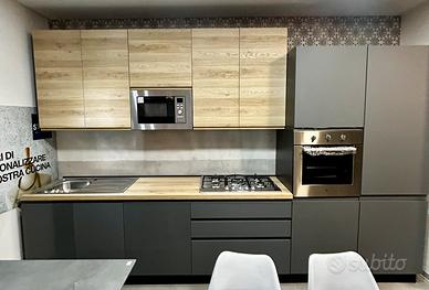 Cucina Wood&Gray 360cm di Mobilturi