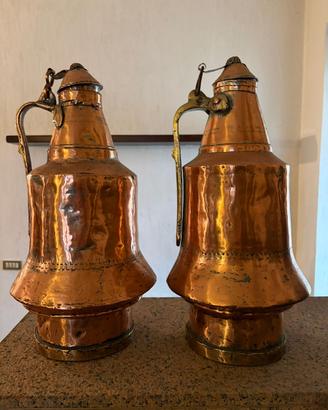 TANICHE DI RAME ANTICHE