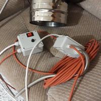 comignolo aspirafumo elettrico 