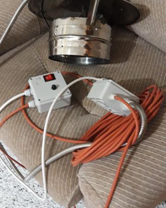 comignolo aspirafumo elettrico 