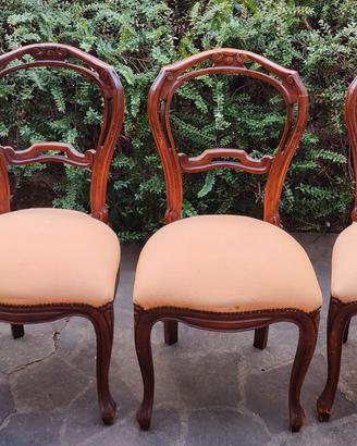 Set di sedie in stile Luigi Filippo