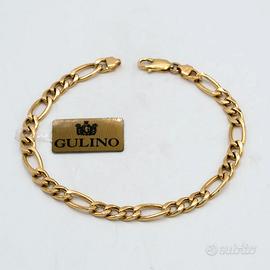 Bracciale uomo/donna in oro giallo 18 kt A.100