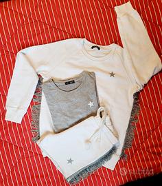 Tuta Felpa+Pantaloncino+T-shirt tg.10Y