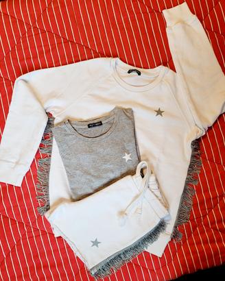 Tuta Felpa+Pantaloncino+T-shirt tg.10Y