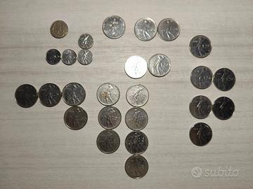🪙 Lotto 22 monete di 50 lire italiane di 🪙 
