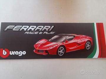 Burago cartello pubblicitario Ferrari modellini