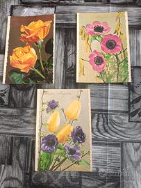 Cartoline vintage fiori
