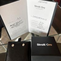 Orecchini oro bianco diamanti 0,30 carati Stroili