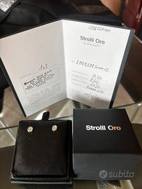 Orecchini oro bianco diamanti 0,30 carati Stroili