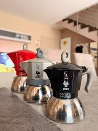 Tris caffettiere Bialetti induzione come nuovo
