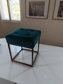 Puff verde pavone