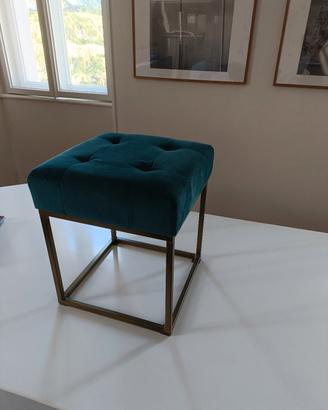 Puff verde pavone