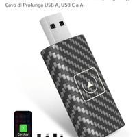 PRESA USB PER APPLE CARPLAY WIRELESS (SENZA CAVO)