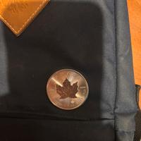 1oz Argento Canada 5$ 2021 Foglia Elisabetta