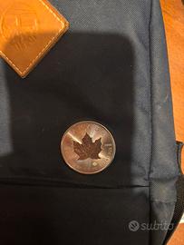 1oz Argento Canada 5$ 2021 Foglia Elisabetta