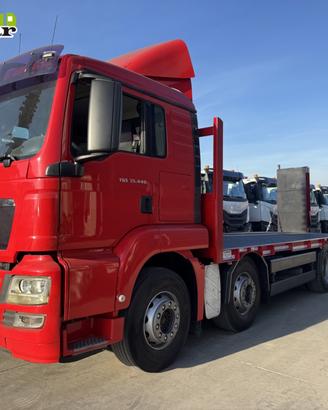 Man Tgs 35.440 carrellone 4 assi pianale nuovo 7,5