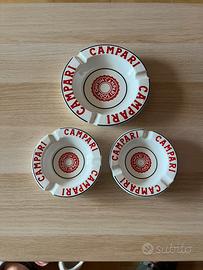 Set 3 posaceneri Campari