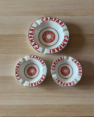 Set 3 posaceneri Campari