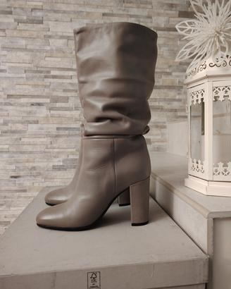 Stivali in vera pelle di vitello