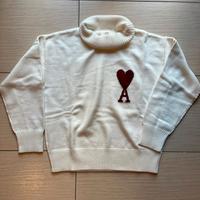 Maglione bianco Collo alto amì DONNA