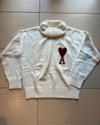 Maglione bianco Collo alto amì DONNA