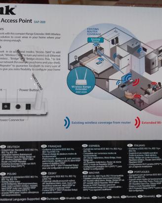 D-Link Ripetitore Wifi Access Point