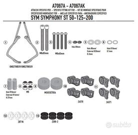 KIT ATTACCHI GIVI A7067A PER PARABREZZA 7067A PER 