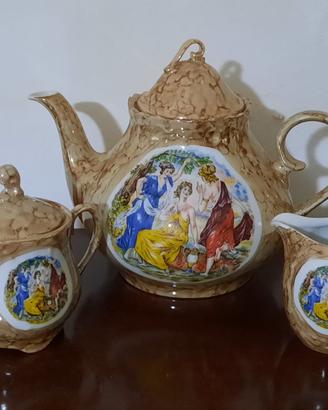 Servizio caffè vintage 6 tazzine e accessori