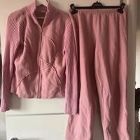 Pigiama donna completo rosa taglia 42