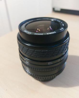 Sigma zoom 35-70mm f3.5-4.5 (Minolta MD)