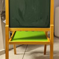 Lavagna pieghevole h 124 per gessetti e pennarelli