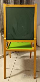 Lavagna pieghevole h 124 per gessetti e pennarelli