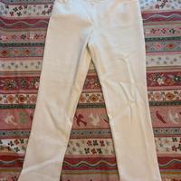 Pantaloni sartoriali eleganti bianchi