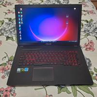 ASUS 17.3 FHD SSD 1TERA,RAM 16,i7HQ GTX1050 GAMING